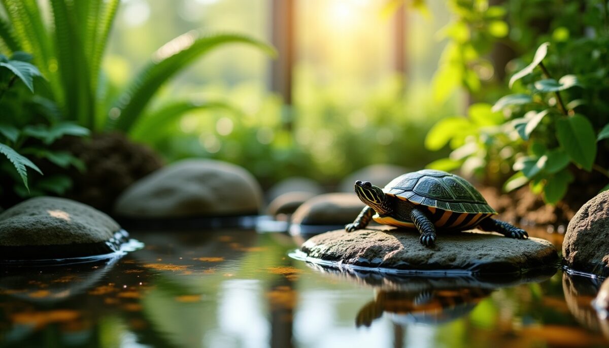 Terrarium pour tortue : guide complet pour choisir et aménager un habitat idéal