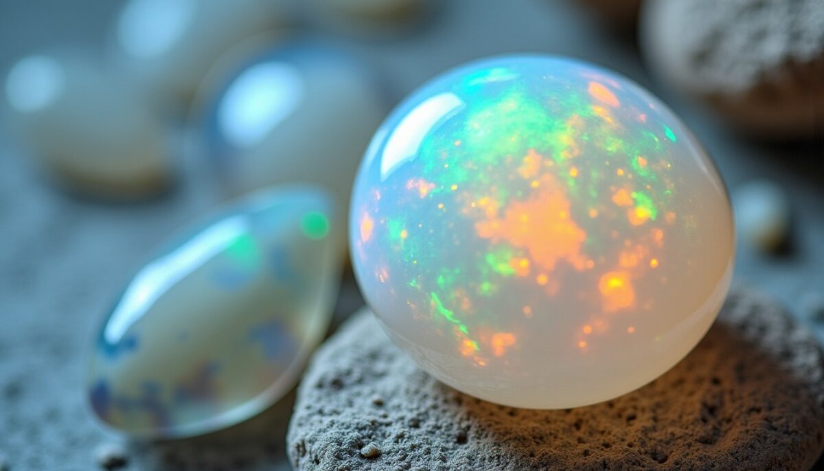 Opaline : distinguer l'opale, l'opalite et le verre opalin Opaline : distinguer l'opale, l'opalite et le verre opalin