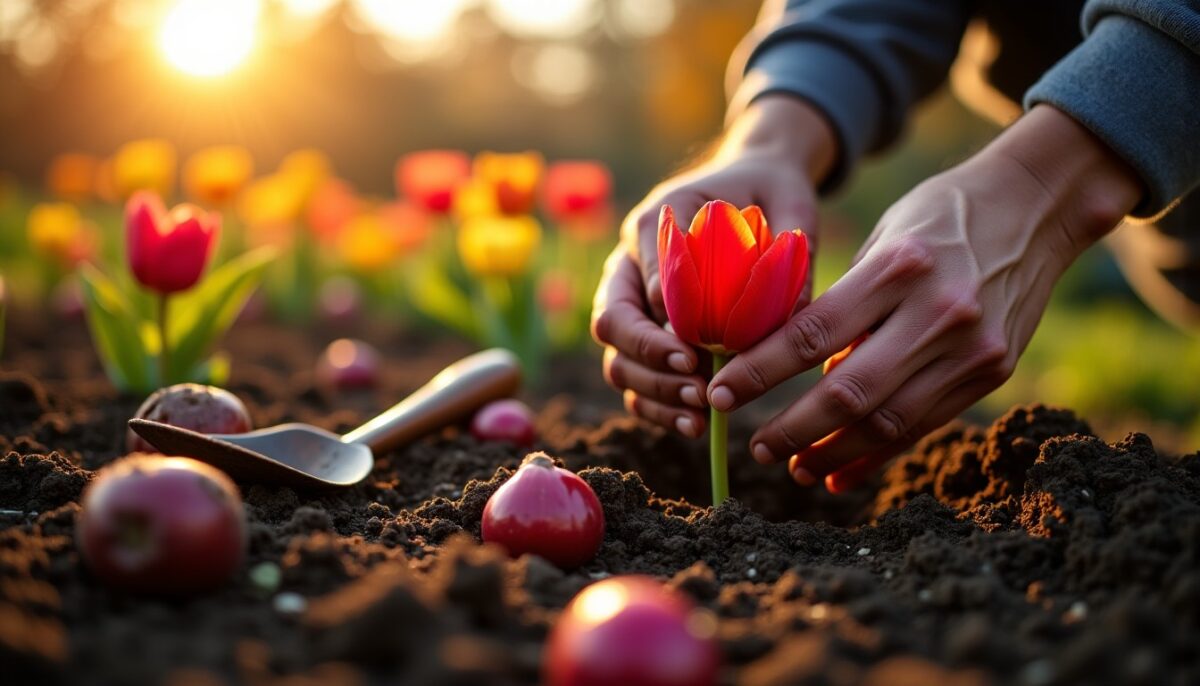 Tout savoir sur la plantation des tulipes : calendrier idéal, gestes précis et pièges à éviter